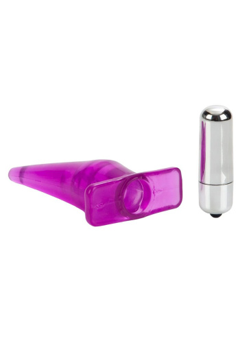 California Exotic Novelties Mini Vibro Tease - Анальная вибропробка, 10х3 см (розовая)