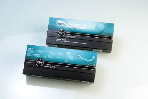 Стимулятор точки G KEY Comet Wand, 12,75х3,75 см (сиреневый)