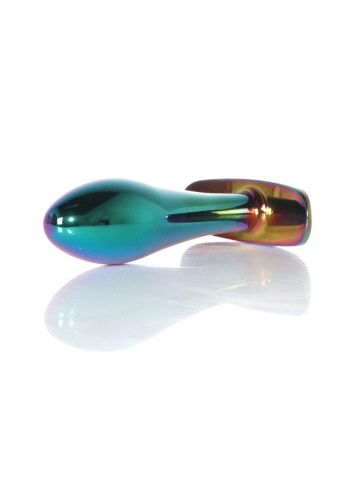 Анальная пробка с камнем B-Series Jewellery Multicolour Plug Red, S
