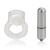 CalExotics Nubby Lovers Delight - виброкольцо, 7.5х3.5 см (прозрачный) CalExotics Nubby Lovers Delight - виброкольцо, 7.5х3.5 см (прозрачный)