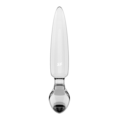 Тристоронній скляний дилдо Satisfyer Triple Crystal 1 Transparent - купити в Україні | Секс шоп SEX-SHOP.ua