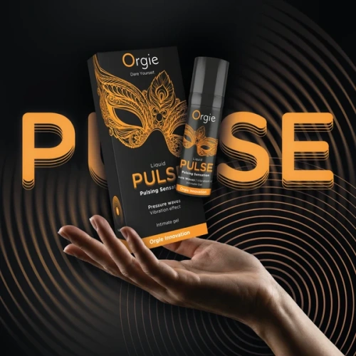 Смоктайзер (гель с эффектом посасывания) для клитора Orgie Liquid Pulse, 15 мл (ледяная карамель)