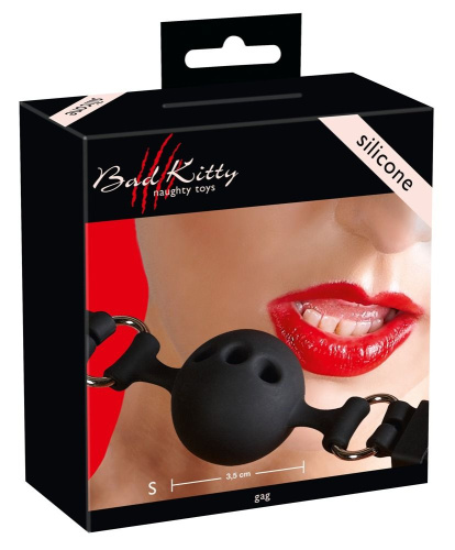 Кляп шарик Bad Kitty Gag Silicone, S