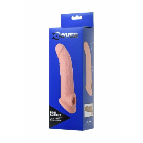 Toyfa XLover - Насадка для увеличения пениса, +4 см (телесный)