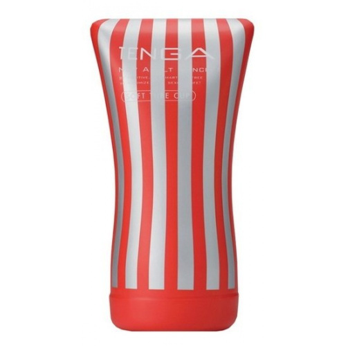 Tenga Soft Tube Cup - Мастурбатор с контролируемой плотностью сжатия, 18х7,5 см