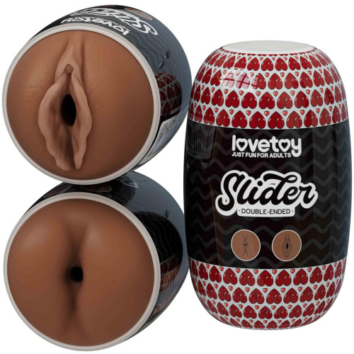 Мастурбатор LoveToy Slider Double-Ended Masturbator Ass and Vagina