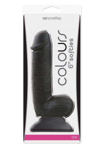 Colours Softies 6 Inch Dildo - фаллоимитатор на присоске, 15,2х3,5 см