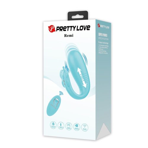 Вибратор с фрикциями Pretty Love Remi