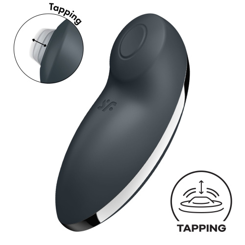 Клиторальный вибратор с пульсацией Satisfyer Tap & Climax 2