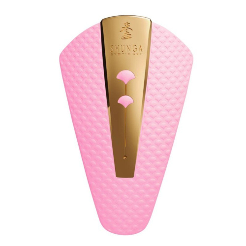 Shunga Obi Intimate Massager - вибратор для клитора, 11.5х7 см (светло-розовый)