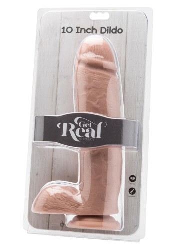 Реалистичный фаллоимитатор Get Real ToyJoy,22 см