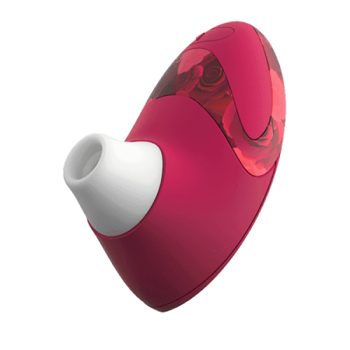 Womanizer W500 - Вакуумный стимулятор клитора с кристаллом Swarovski, 12х6 см (розовый)