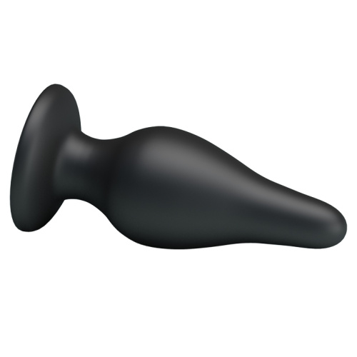 LyBaile - Pretty Love Sturdy Silicone Anal Plug - Анальная пробка, 15.4х5.5 см (чёрная)