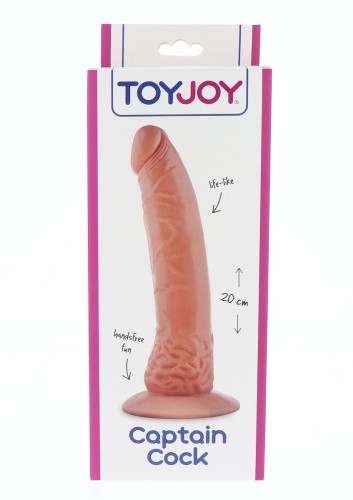 Реалистичный фаллоимитатор Toy Joy Captain Cock, 20 см