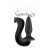 Ns Novelties Filly Tails - Анальная пробка с хвостом, 9,9х5,3 см (черный) Ns Novelties Filly Tails - Анальная пробка с хвостом, 9,9х5,3 см (черный)