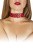 sLash Leather Restraints Collar - узкий кожаный ошейник, 46 см (красный) sLash Leather Restraints Collar - узкий кожаный ошейник, 46 см (красный)