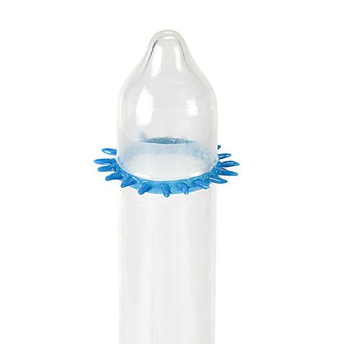 Насадка на член Recare Spike Condom Blue (с шипами)
