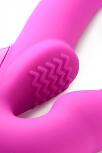 Безремневой страпон Evoke Rechargeable Vibrating Strapless Strap On, 24.7 см