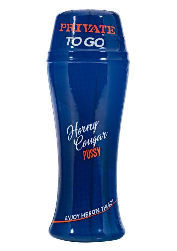 Private Horny Cougar To Go - Компактный мастурбатор-вагина, 21х7,5 см (телесный)