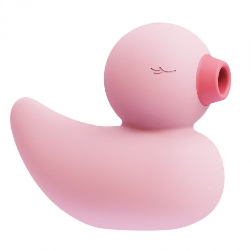 Cute Vibe Ducky - Вакуумний вібратор для клітора, 9.8х1.2 см (рожевий) - купити в Києві, Україні