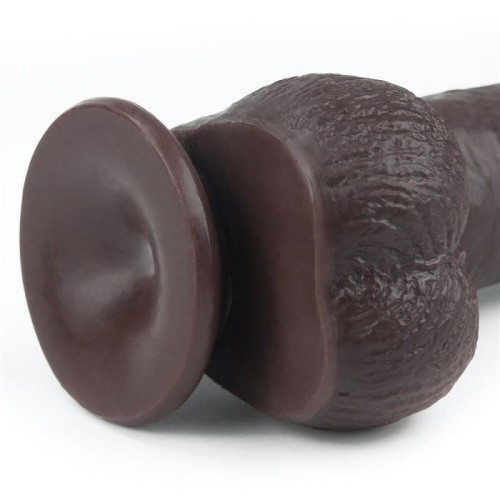 LoveToy - Sliding-Skin Dildo Coffee 9 - Фалоімітатор, 23х4.2 см - купити в Києві, Україні