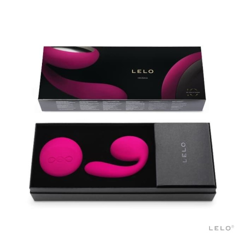Lelo Ida - Вибромассажер для пары, 9х1.9 см (розовый)