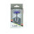 Lux Active Rose Anal Plug Purple - металлическая анальная пробка, 7.6х2.8 см (фиолетовый)