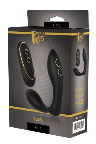 Dream Toys Elite Renee - Универсальный вибромассажер, 11,2 см (черный)