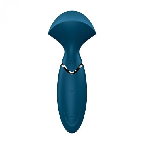 Satisfyer Mini Wand-er - Вібромасажер, 16х6 см (синій) - купити в Києві, Україні