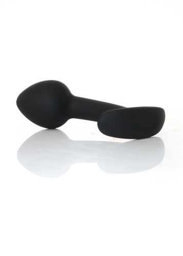 Анальная пробка Boys of Toys Silicone Black Curved Plug - размер L