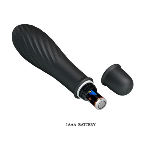 Pretty Love Solomon Vibrator - Классический вибратор, 12.3х3.9 см (чёрный)