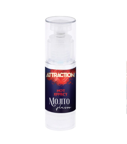 Mai Attraction Hot Effect Mojito - Оральная смазка с согревающим эффектом, 50 мл (мохито)