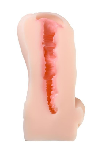 Toyfa Cherry Ripe - компактный мастурбатор-вагина, 15х6 см
