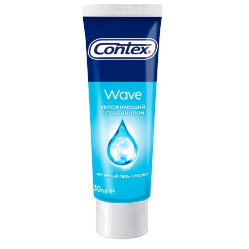 Contex Wave - увлажняющая смазка на водной основе с пантенолом, 30мл