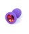 Boss Jewellery Purple Silikon Plug Small Red Diamond - Анальная пробка с кристаллом, 7х2.7 см (фиолетовый с красным) Boss Jewellery Purple Silikon Plug Small Red Diamond - Анальная пробка с кристаллом, 7х2.7 см (фиолетовый с красным)