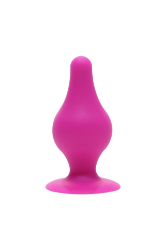 Orion SilexD Model 2 size XS - двухслойная анальная пробка, 6.4х2.9 см (розовый)