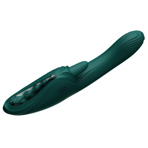 Вибратор-кролик со смарт управлением Zalo Ares Turquoise Green