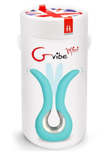 Gvibe Mini - Инновационный маленький вибратор, 10.5х2 см (мятный)