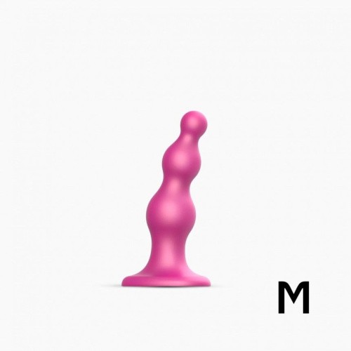 Strap-On-Me Dildo Plug Beads M - Насадка для страпона, 15х4.3 см