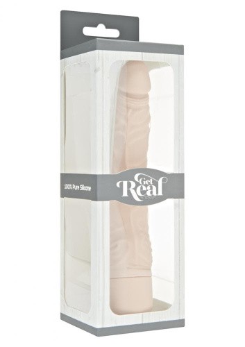 Get Real Classic Slim - Силиконовый вибратор, 21x4 см (фиолетовый)