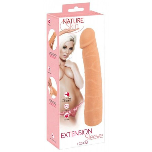 Orion - Nature Skin Extension Sleeve +7 см - Насадка на член - купити в Києві, Україні