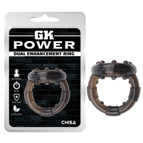GK Power Dual Enhancement Ring двойное эрекционное кольцо, 4.1 см