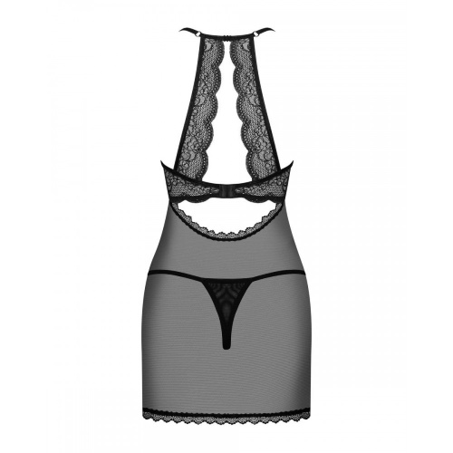 Obsessive Bella Rou chemise & thong - Эротический комплект, S/M