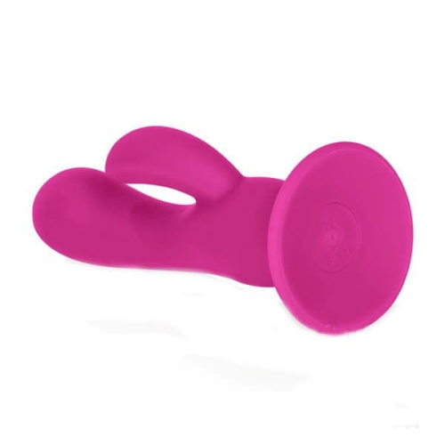 California Exotic Novelties Rechargeable Wireless Pleaser Pink - Вибратор с присоской, 10.8х3.8 см