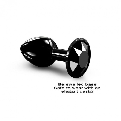 Dorcel - Diamond Plug - Металева анальна пробка з прикрасою у вигляді кристала (чорна) S - купити в Києві, Україні