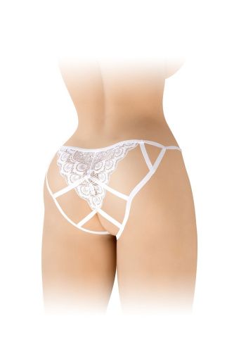 Трусики с открытым доступом Fashion Secret Zoe, One Size белые