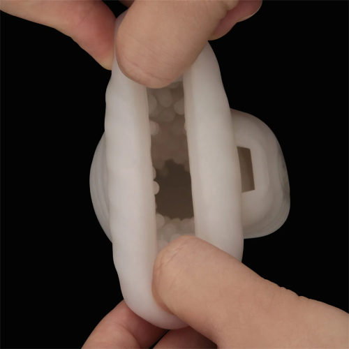 Мастурбатор LoveToy Knights Ring Vibrating Dual Purpose Sleeve-Wavy