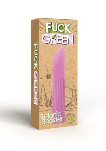 Fuck Green Botanic Booster - Вибростимулятор, 13 см (розовый)