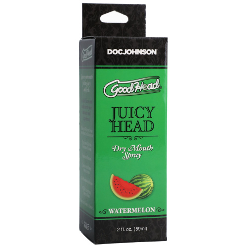 Doc Johnson Goodhead Juicy Head Dry Mouth Spray спрей від сухості у роті для орального сексу зі смаком кавуна, 59 мл - купити в Києві, Україні