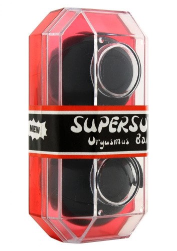 Вагинальные шарики Supersoft, 3,5 см (бежевый)